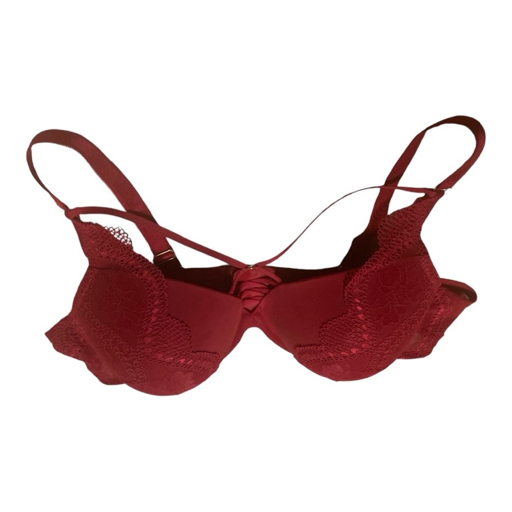 Torrid XO Boost Plunge Push-Up Bra Size 46C Red - Picture 6 of 14
